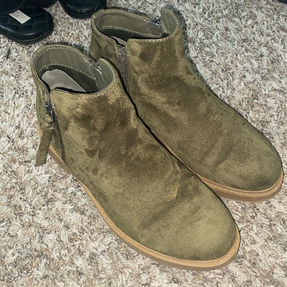 Suede Booties - Picture 1 of 7